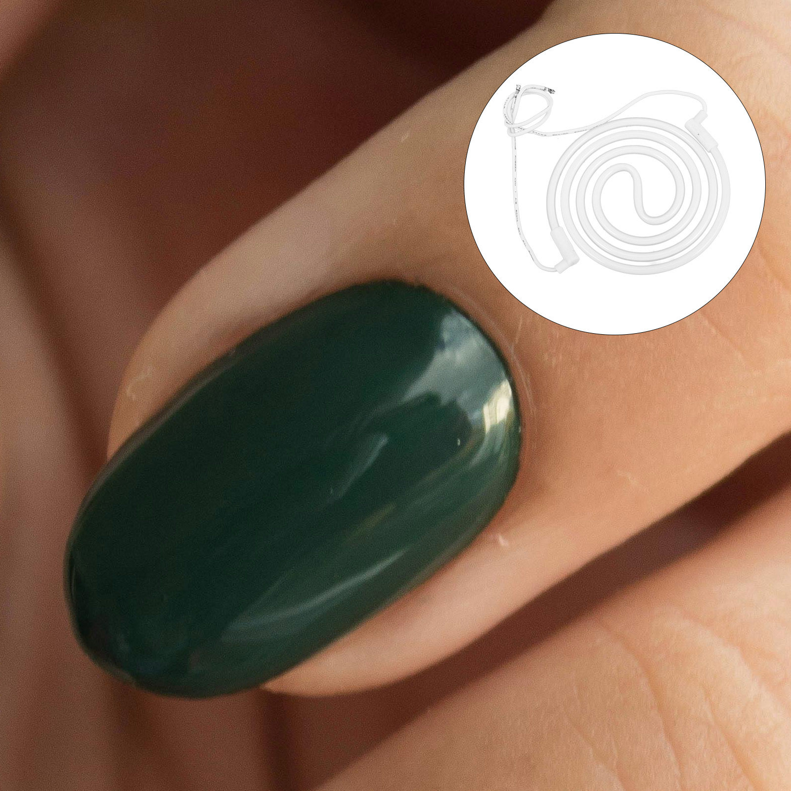 Nail Art Gel Polish - Lampu LED Gel Polish Tube Spiral