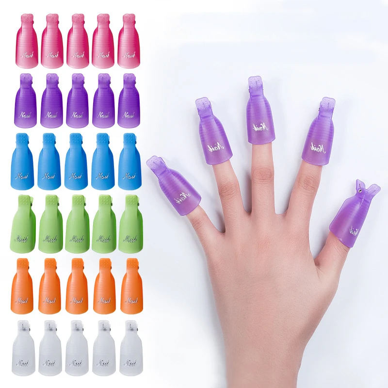 Nail Art Gel Polish - 10 Pcs/Bag Alat Pembungkus Kuku Gel