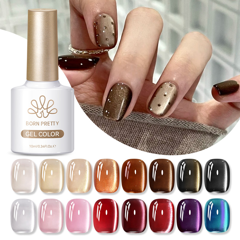 BORN PRETTY 10ml Gel Magnetik  - Nail Art Cat Eye Pink ulasan dan harga