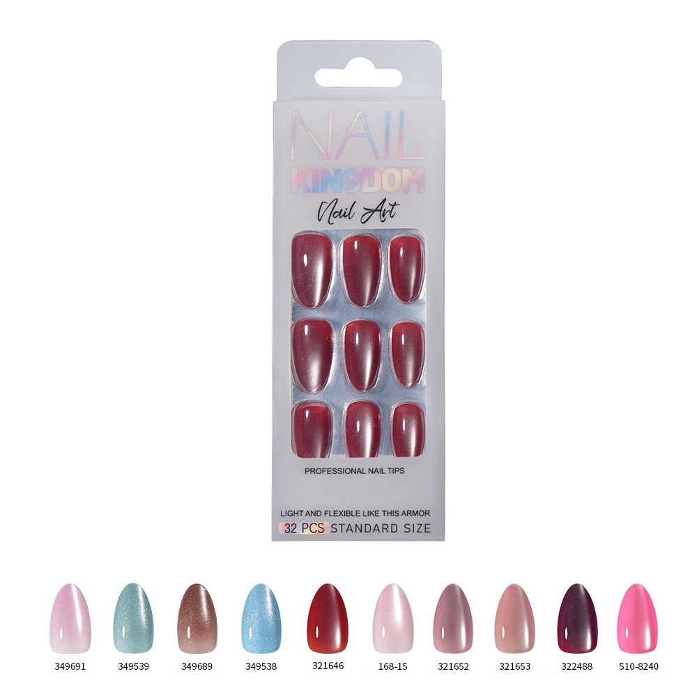 VITAGWX 32 Buah Kuku Palsu Uju - Nail Art Glitter ulasan dan harga