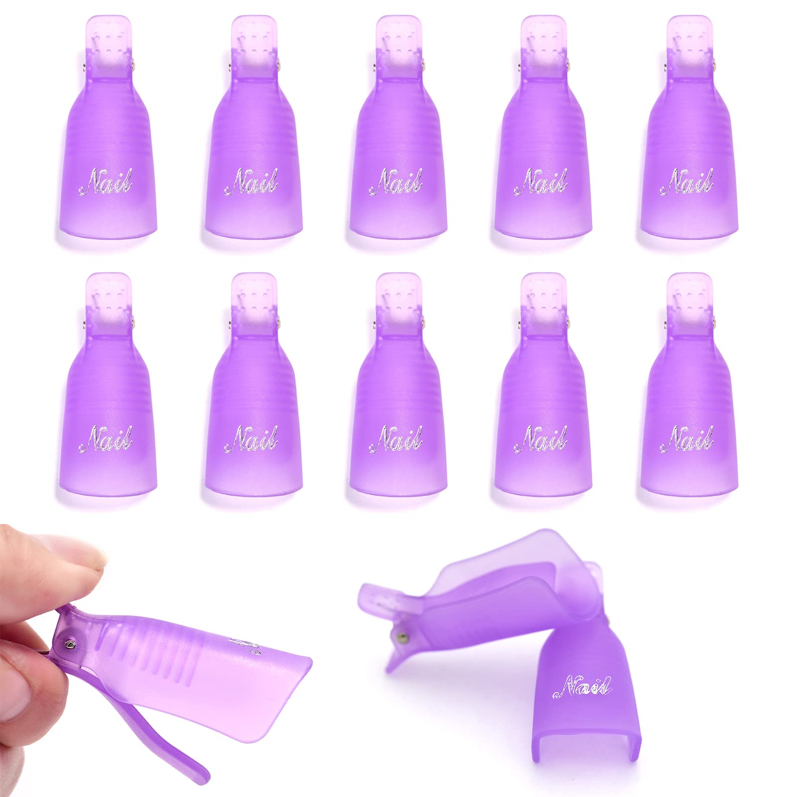 10Pcs Penjepit Plastik untuk M - Nail Art Gel Polish ulasan dan harga