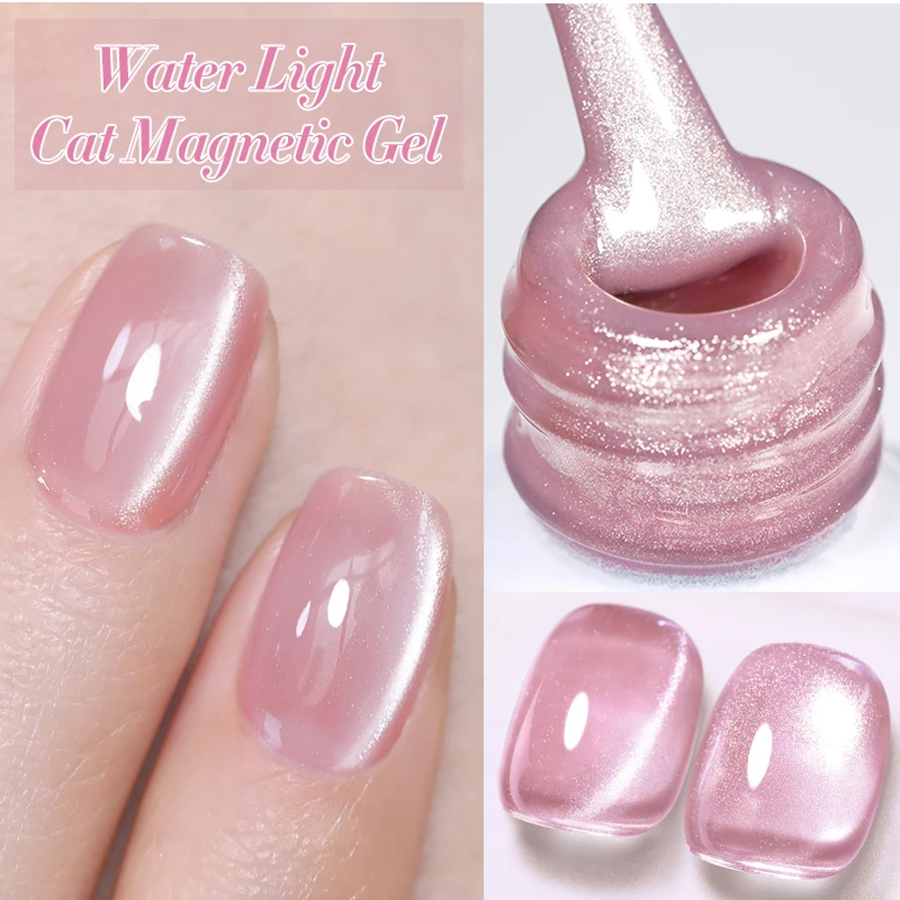 TC 1 Buah Perlengkapan Kuku Se - Nail Art Cat Eye Pink ulasan dan harga