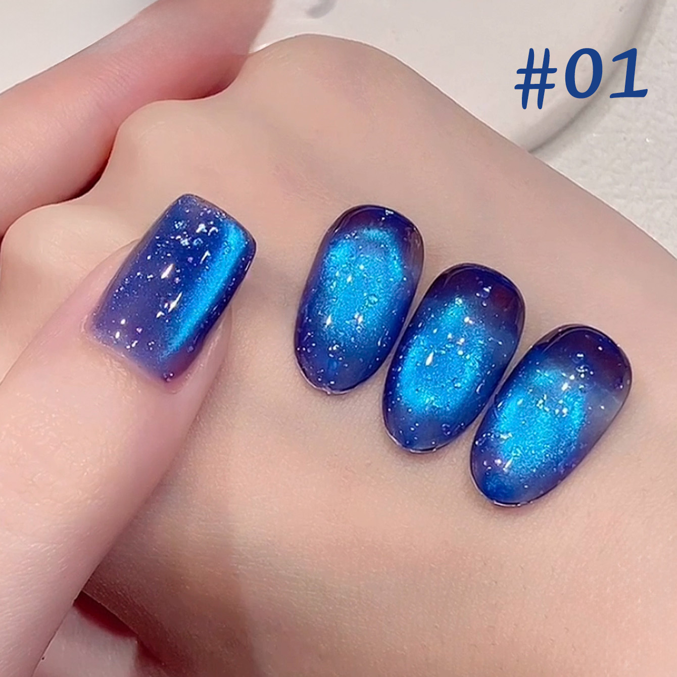 TC 1 Buah Perlengkapan Kuku Se - Nail Art Cat Eye Pink ulasan dan harga