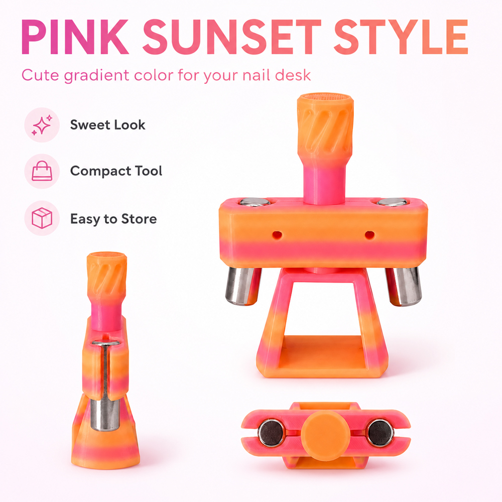 Nailpop Manik-Manik Kaca Magne - Nail Art Cat Eye Pink ulasan dan harga