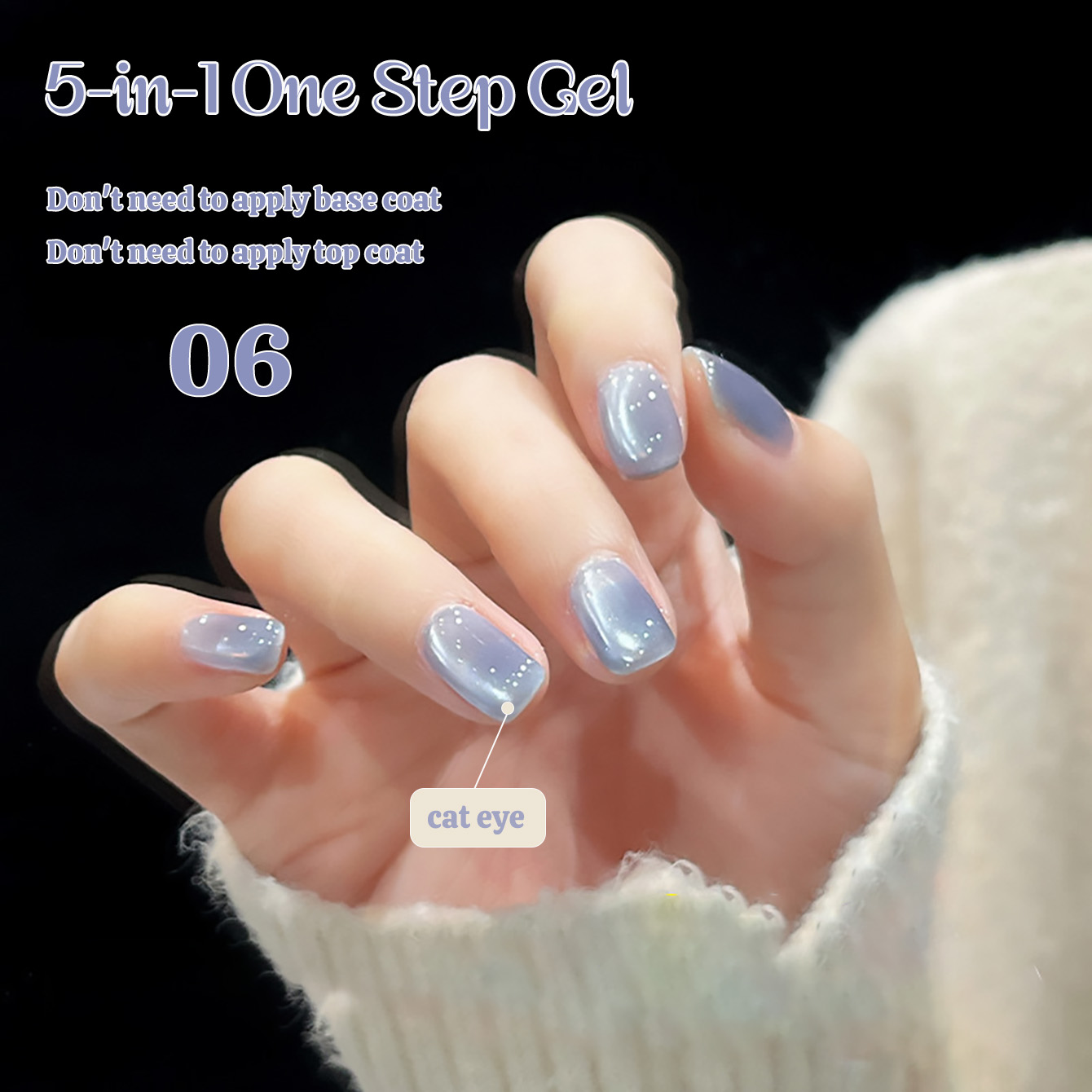 1pcs TC Baru 5-in-1 One-Step G - Nail Art Cat Eye Pink ulasan dan harga