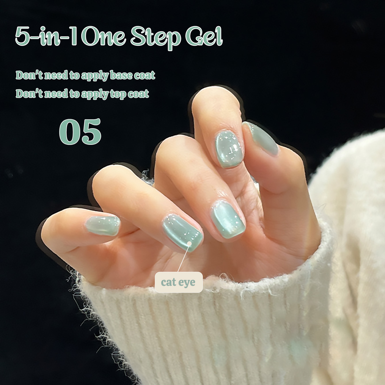 1pcs TC Baru 5-in-1 One-Step G - Nail Art Cat Eye Pink ulasan dan harga