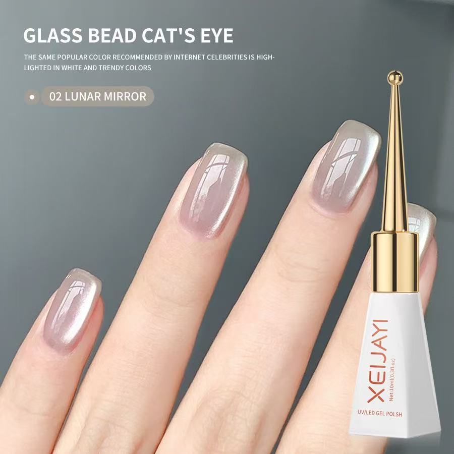 XEIJAYI 10ml Gel Kuku Magnetik - Nail Art Cat Eye Pink ulasan dan harga