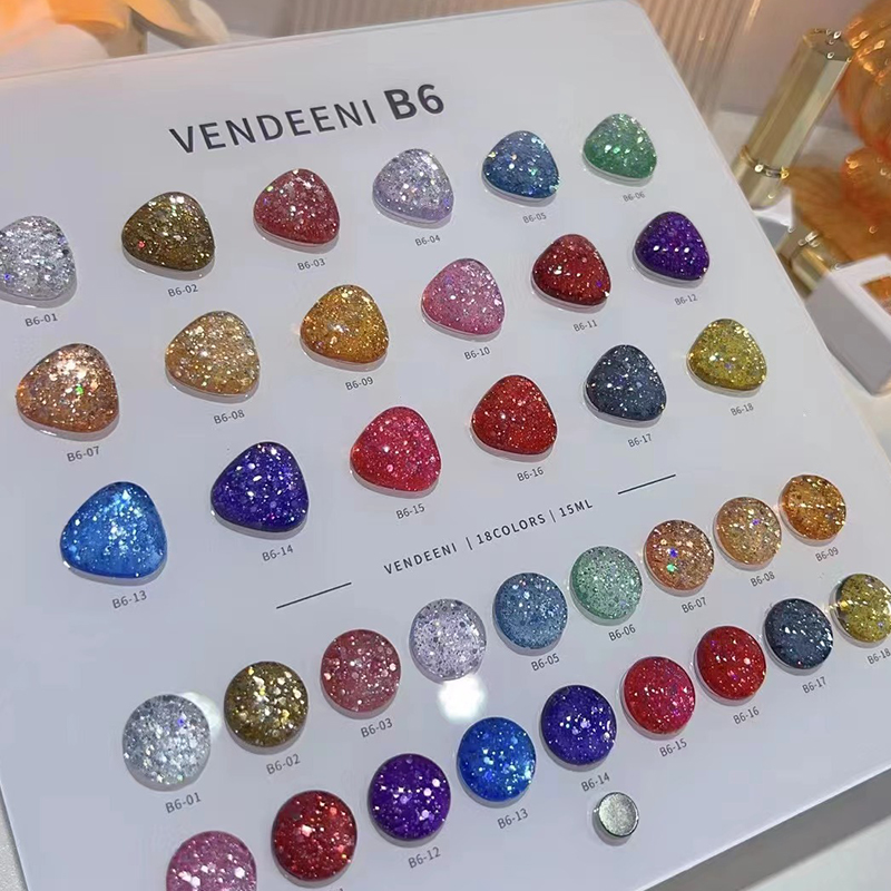 VENDEENI 18 Warna 12 Warna Gli - Nail Art Glitter ulasan dan harga