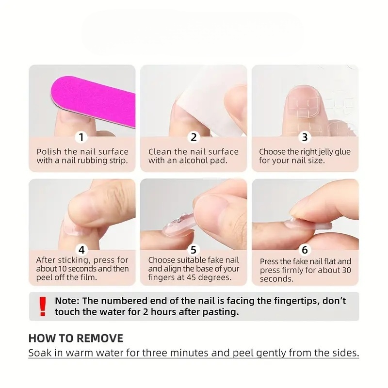 10 Buah Seni Kuku Persegi Pend - Nail Art Glitter ulasan dan harga